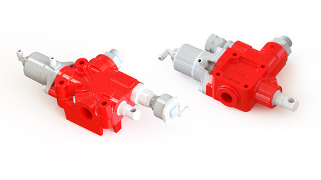   Pneumatic tipping valves  